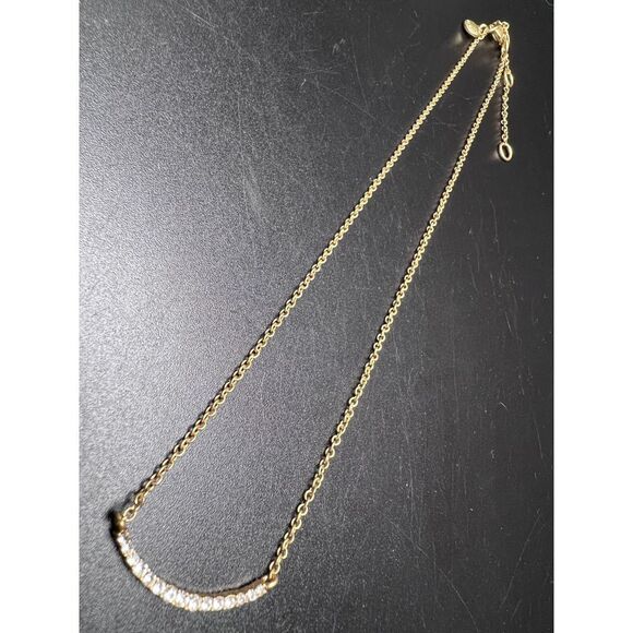 J. Crew Crystal Crescent Necklace - Picture 4 of 6